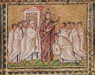 Der Unglaube des heiligen Thomas, aus Szenen aus dem Leben Christi (Mosaik)